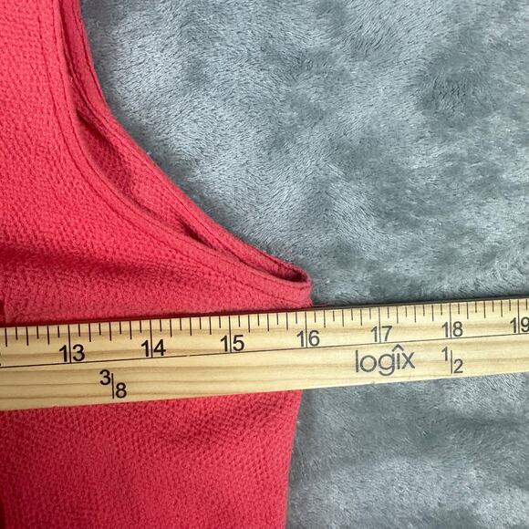 Maeve Anthropologie Coral Pink Button Front Sleeveless Tank Top - Picture 7 of 8